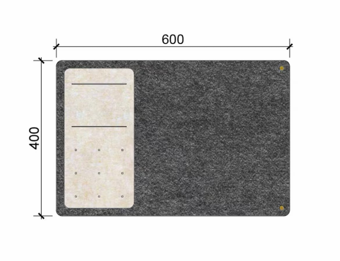 Bulletin Felt Board, Message Board, Black and White, Office Pin Boards, Notice Wall Organization