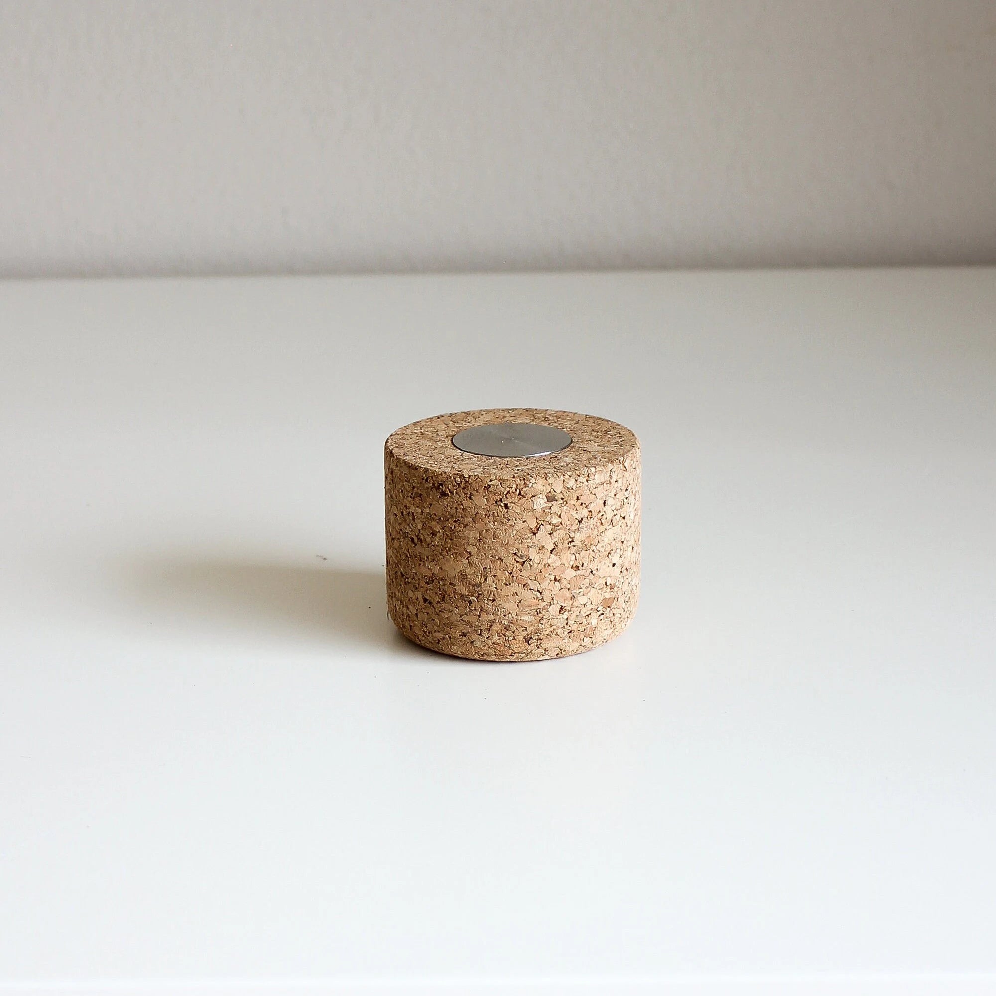 Paperweight, Steel and Cork Paperweight, Paperweight, Bookend - NUCLEO