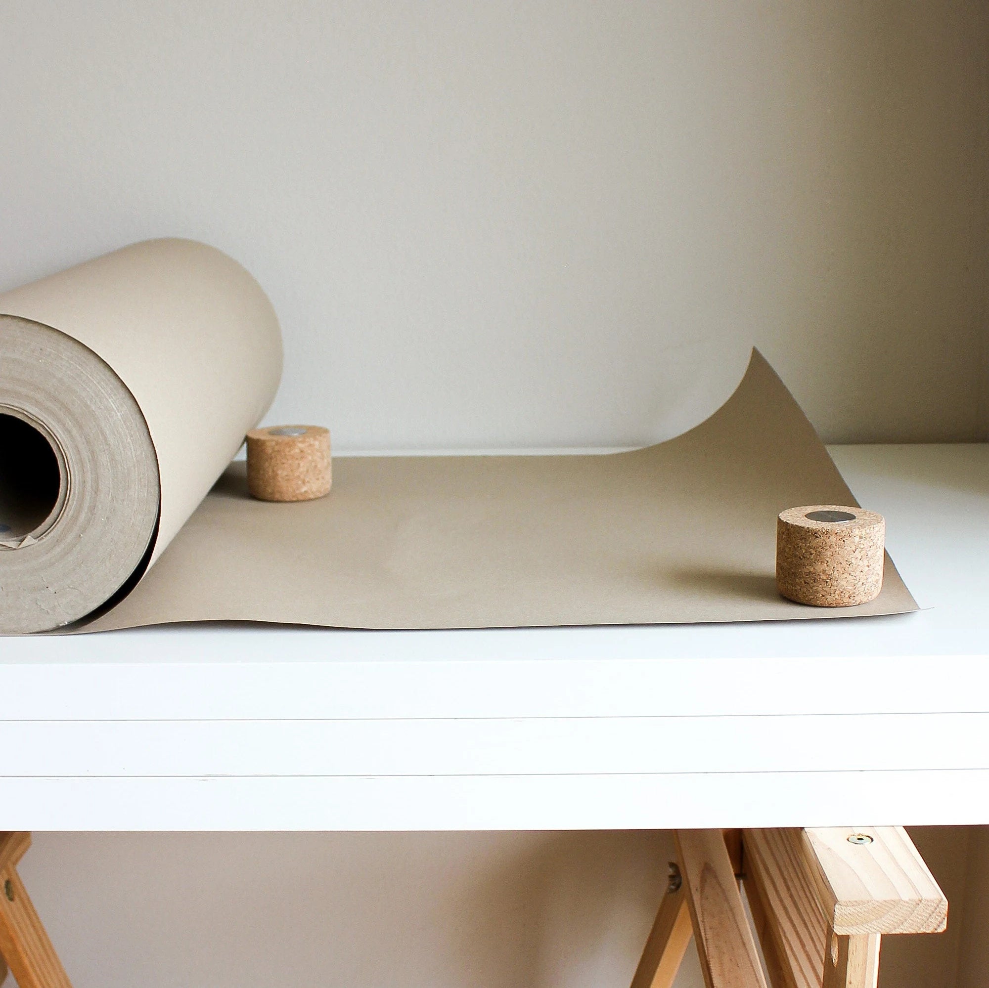 Paperweight, Steel and Cork Paperweight, Paperweight, Bookend - NUCLEO