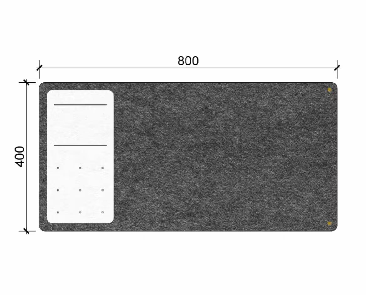 Bulletin Felt Board, Message Board, Black and White, Office Pin Boards, Notice Wall Organization