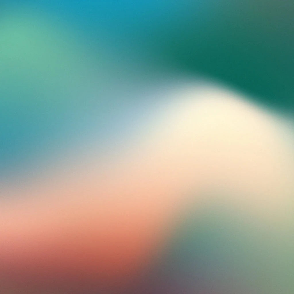 TEAL ABSTRACT PRINT | Color Gradient Print | Home Decor Gift | Square Art Print | Our Local Atelier