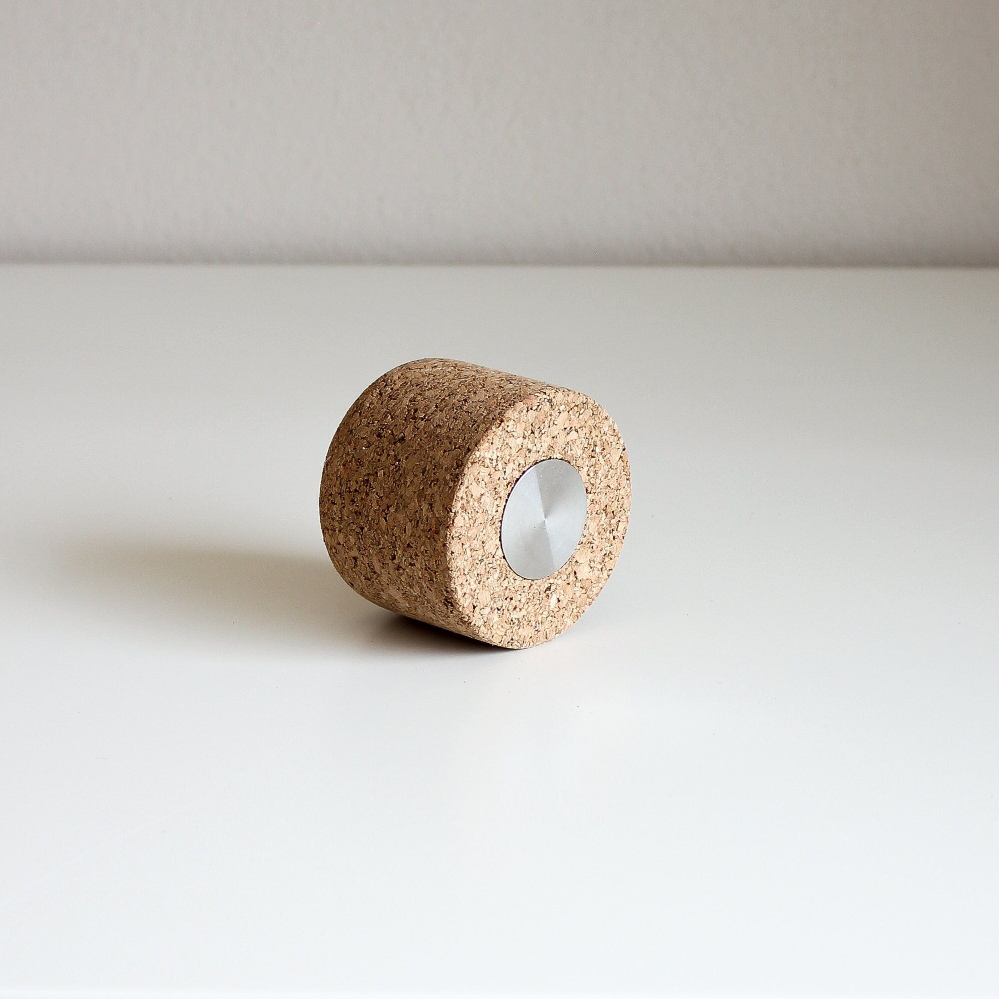 Paperweight, Steel and Cork Paperweight, Paperweight, Bookend - NUCLEO
