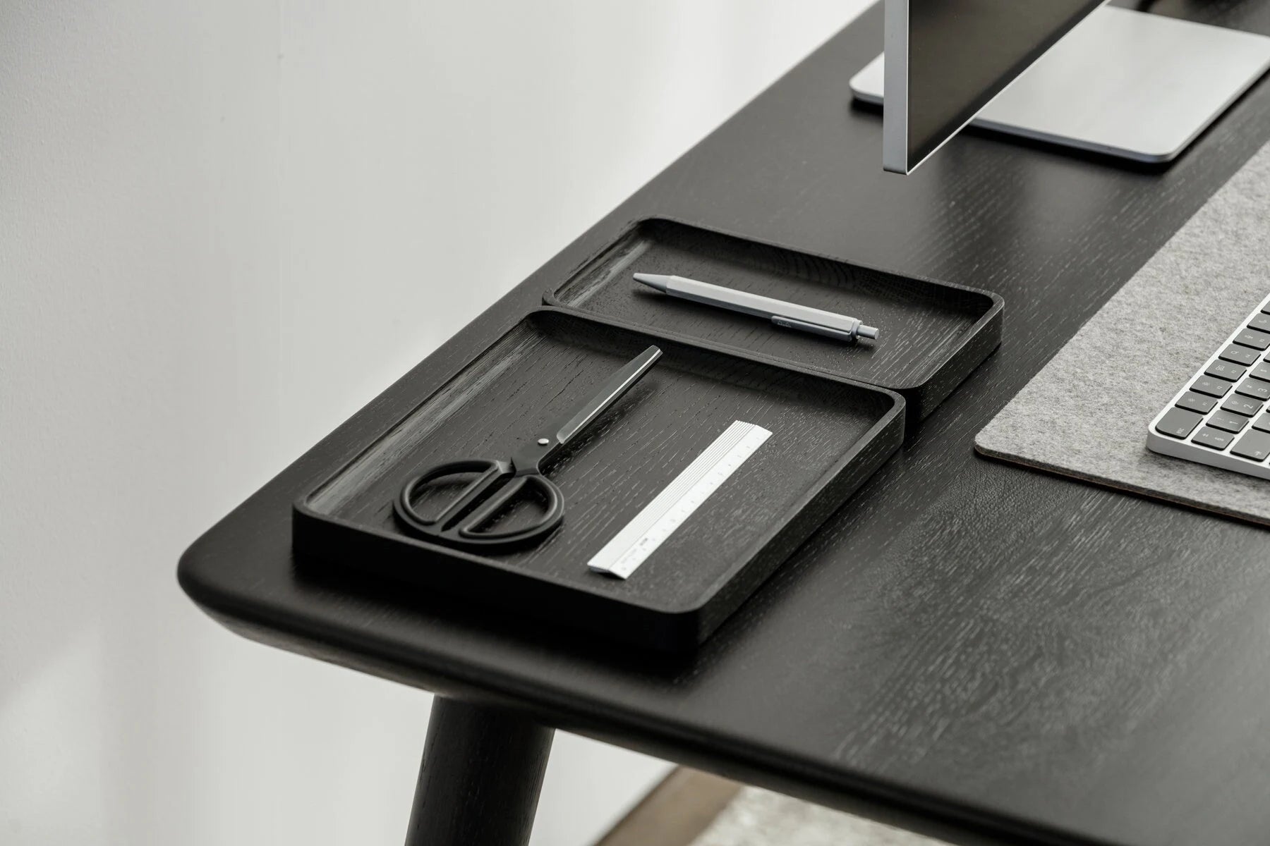 Catchall Tray Wooden Organizer, Valet Tray, Solid Wood Desk Storage and Home Office Organization