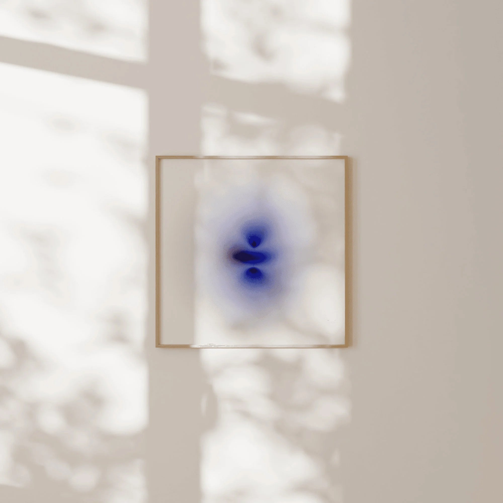 GRADIENT BLUR (Fine Art Print) | Color Gradient Print | Ethereal Artwork Poster | Blue Gradient Art | Square Art Print