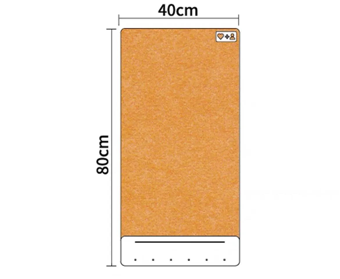Orange Felt Wall Board, Memo Board Size 80*40 Cm, Office Pin Boards, Bulletin Board, Present for Office