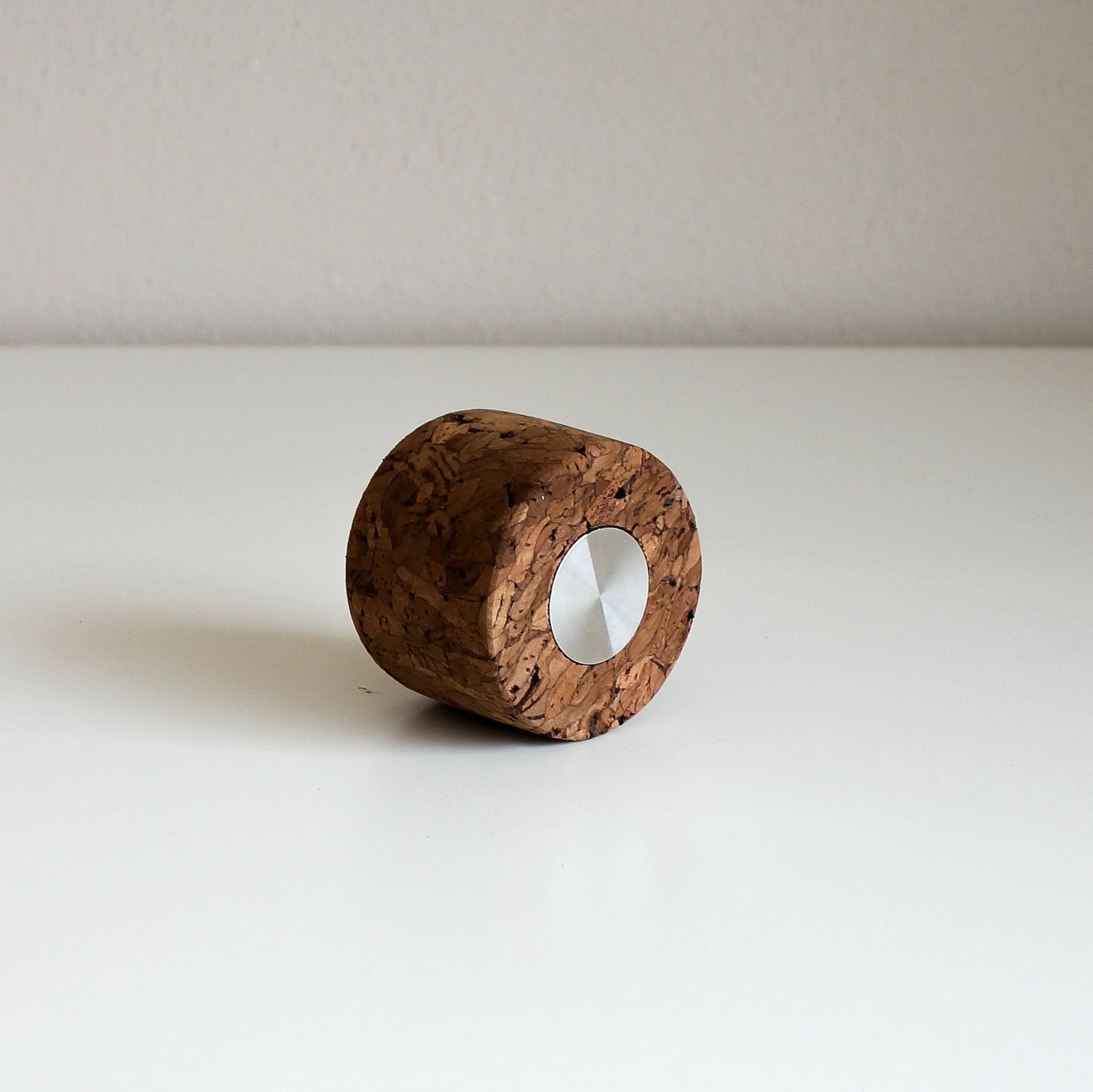 Paperweight, Steel and Cork Paperweight, Paperweight, Bookend - NUCLEO