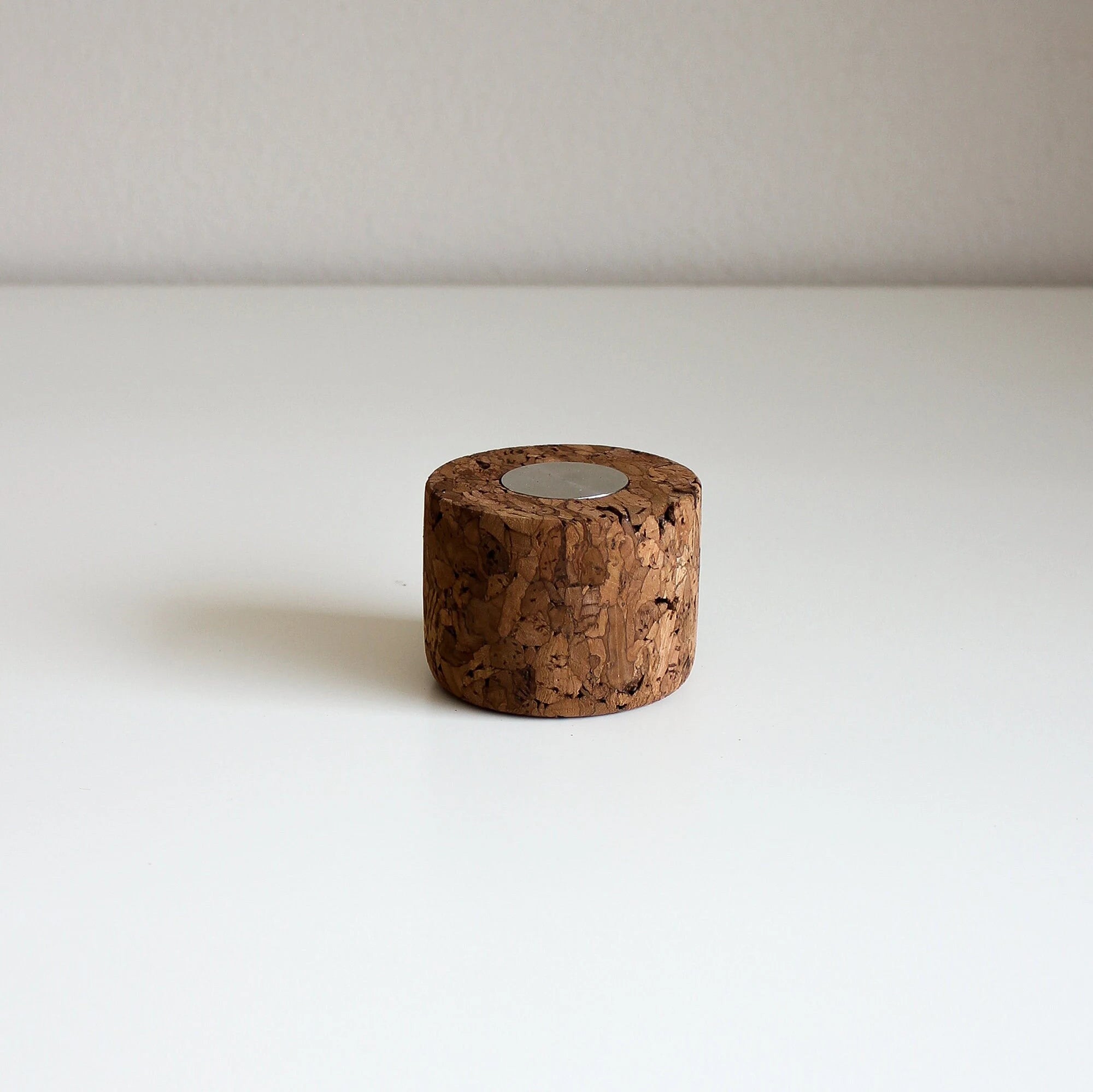 Paperweight, Steel and Cork Paperweight, Paperweight, Bookend - NUCLEO