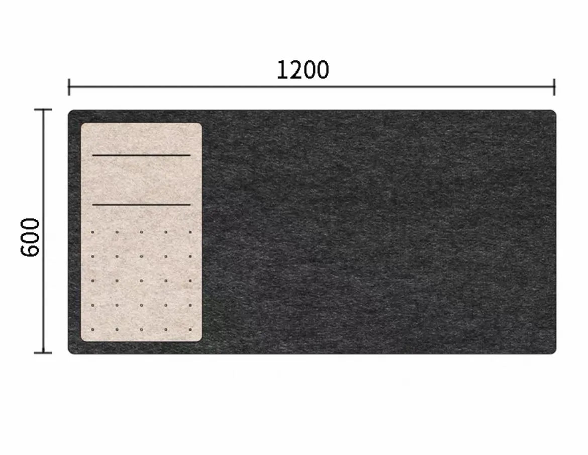 Bulletin Felt Board, Message Board, Black and White, Office Pin Boards, Notice Wall Organization