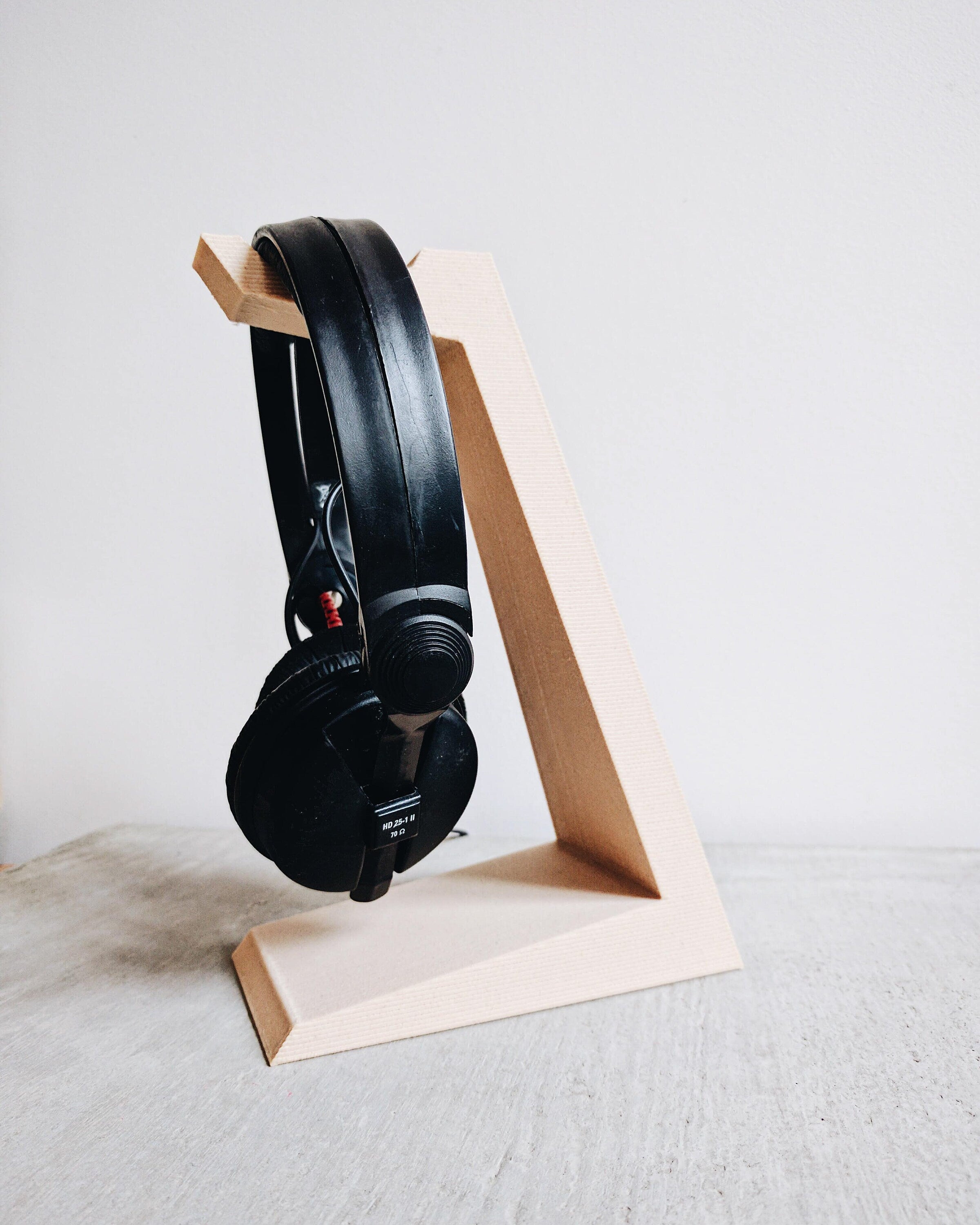 Headphone Holder Printed in Wood / Desk Organizer / Original Gift for Him or Her