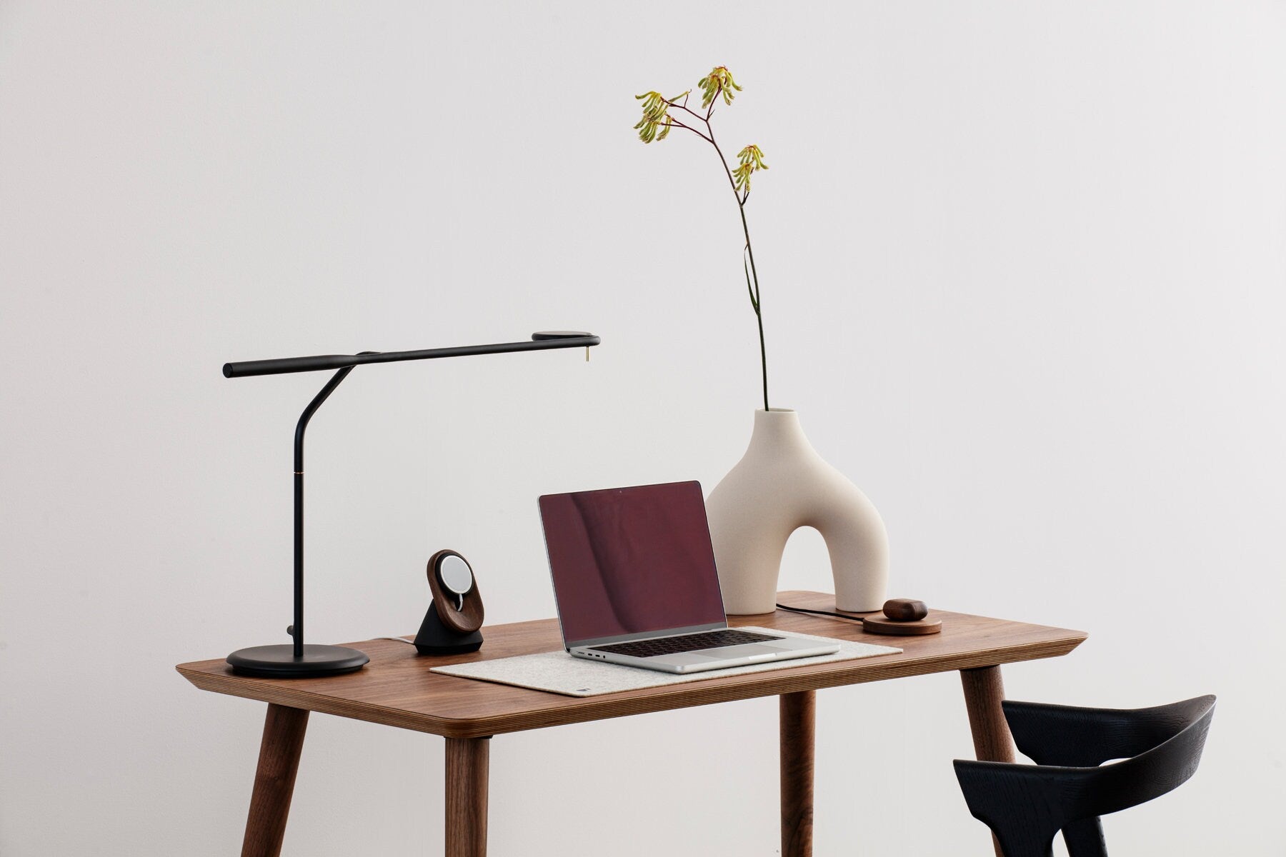 Handmade Wooden Desk, Solid Wood Desk Top, Small Wood Computer Desk, Work from Home, Mid Century Retro Desk, Home Office Organization