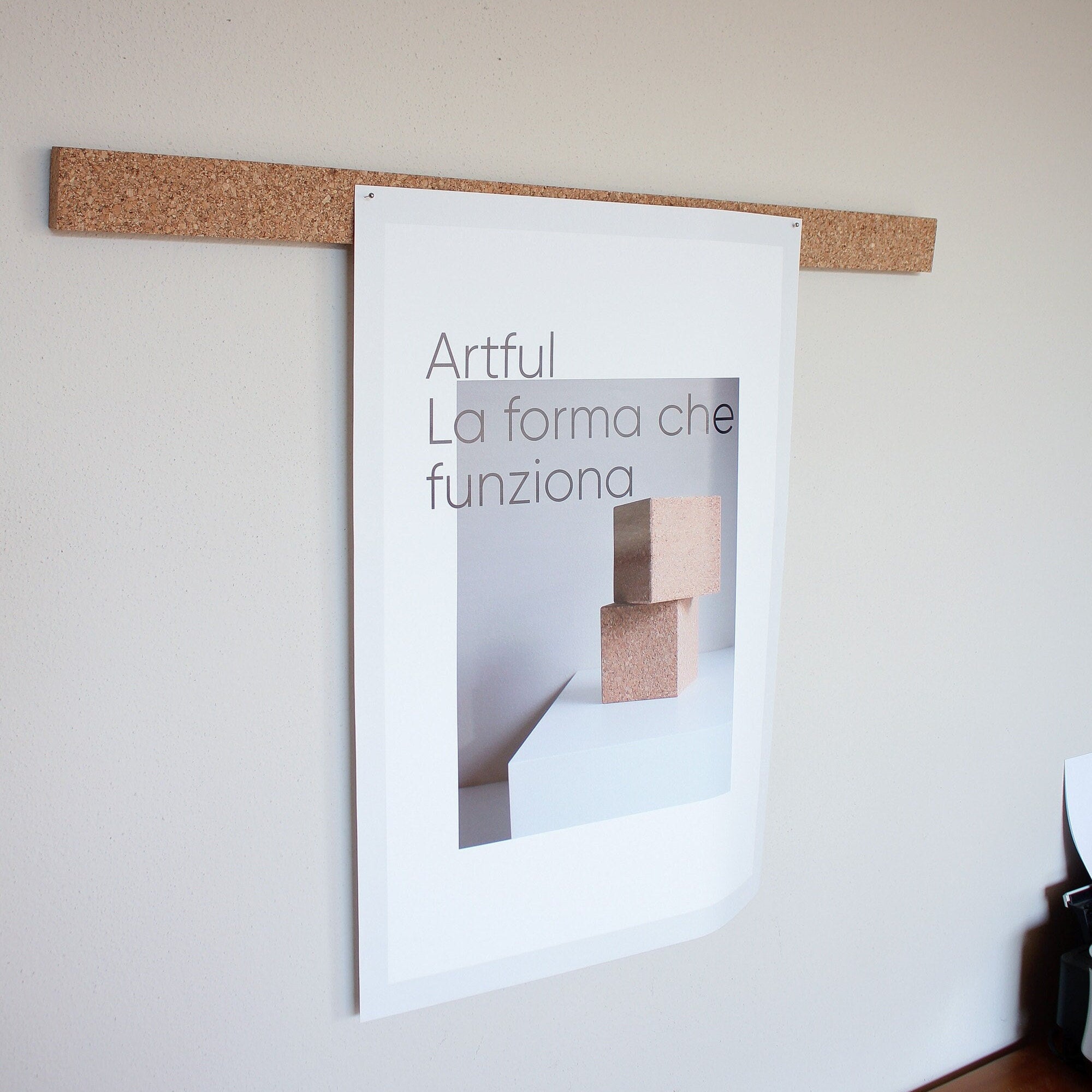 Cork Notice Board, Pin Board, Cork Notice Board, Wall Decoration - RIGO