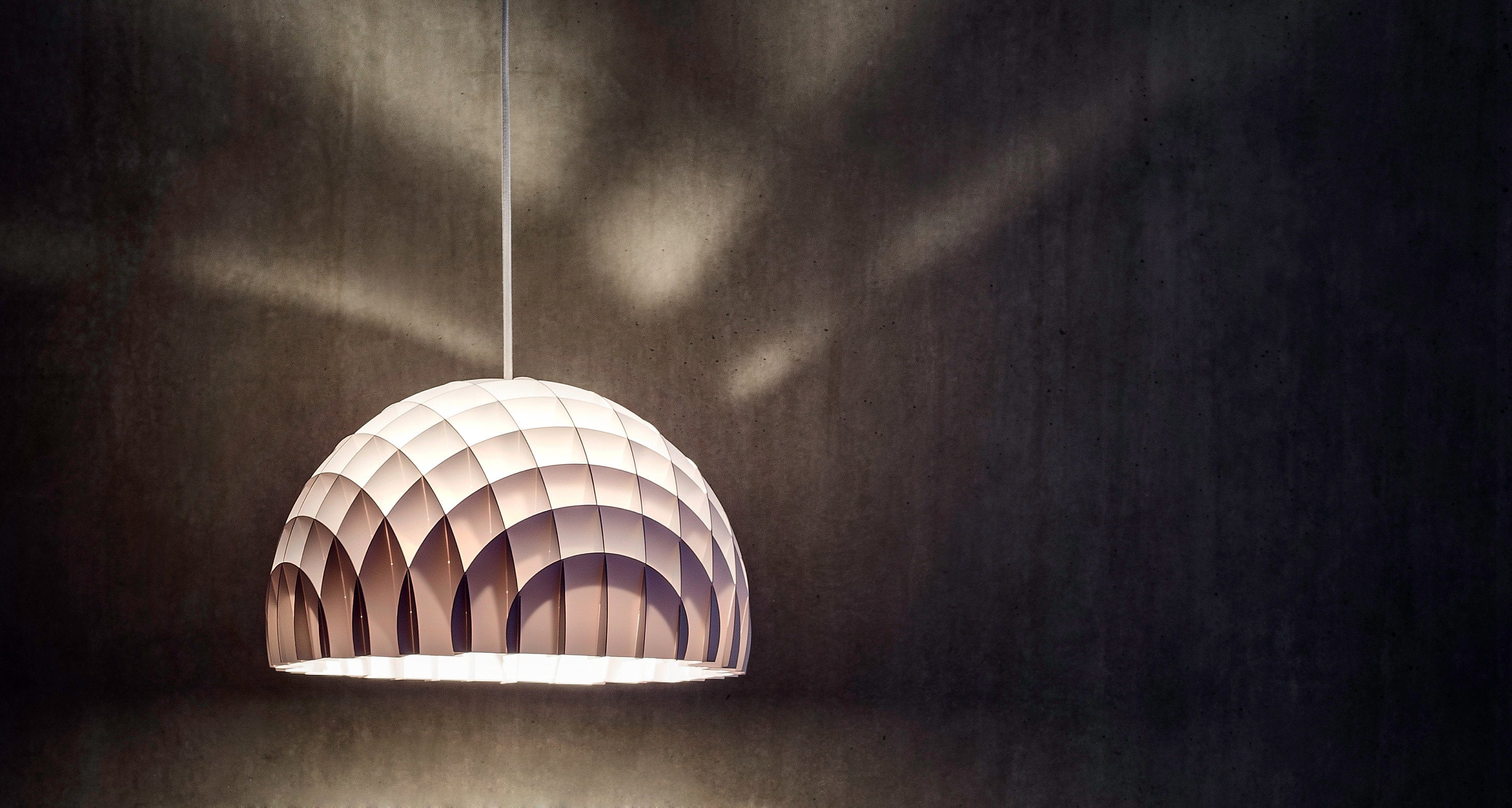 Arc Pendant White • Pendant Lamp • Modern Light Fixture • Scandinavian Design • Modern Home Decor • Office Decor