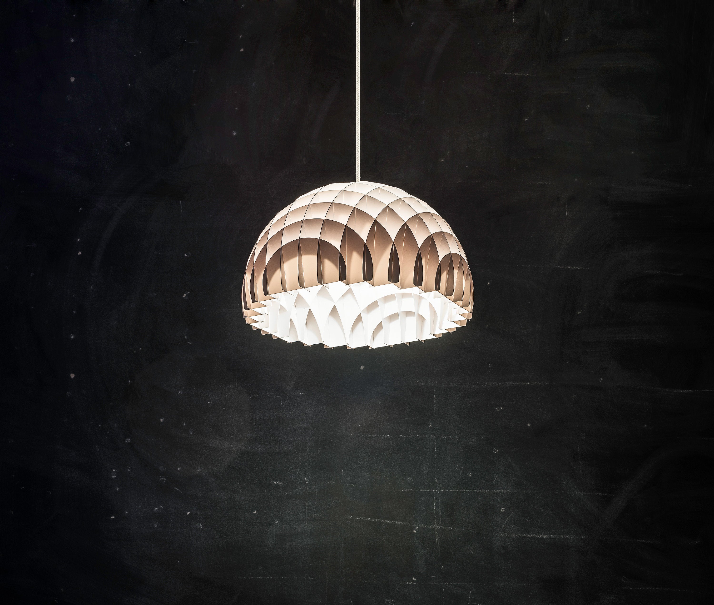 Arc Pendant White • Pendant Lamp • Modern Light Fixture • Scandinavian Design • Modern Home Decor • Office Decor
