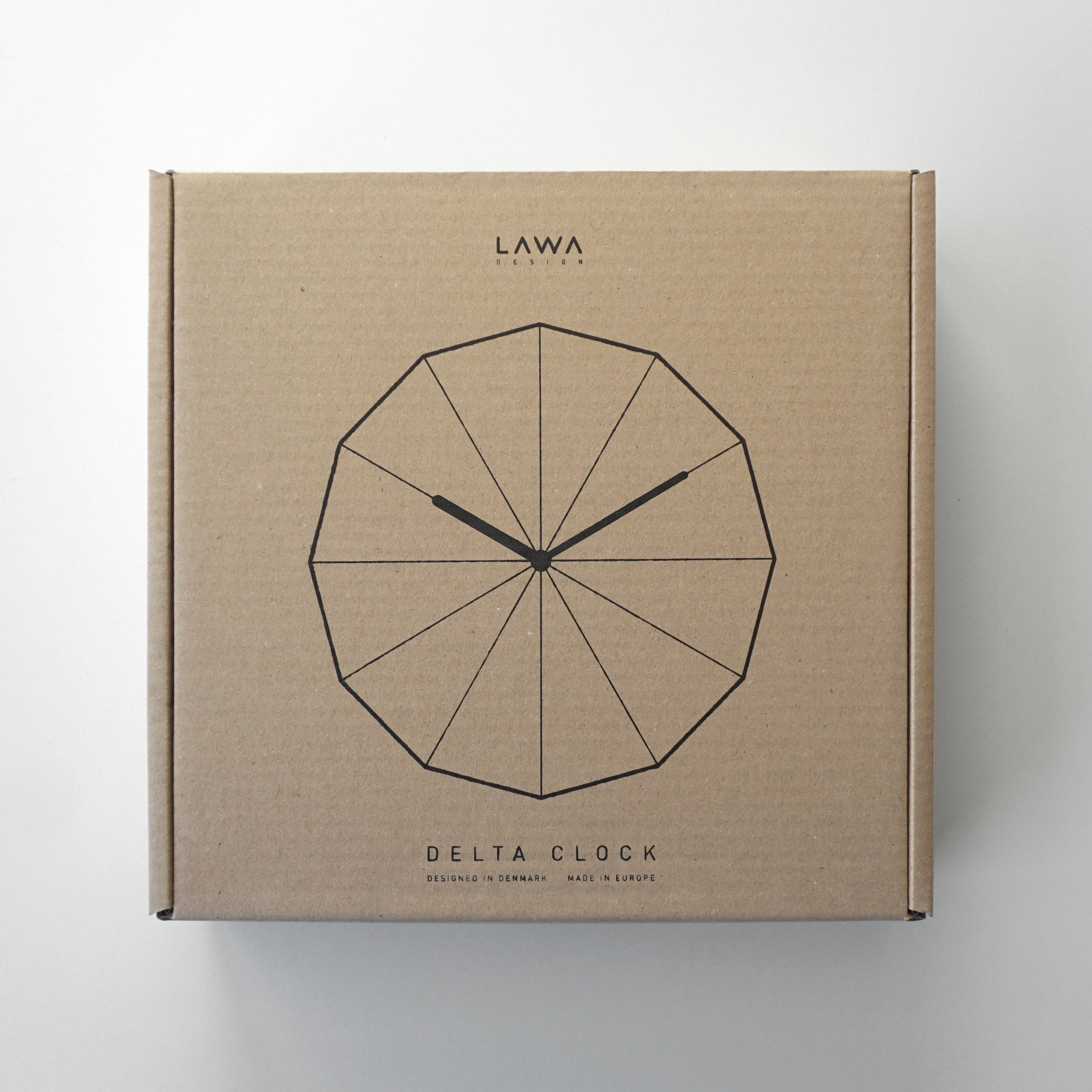 Delta Clock Smoked Oak