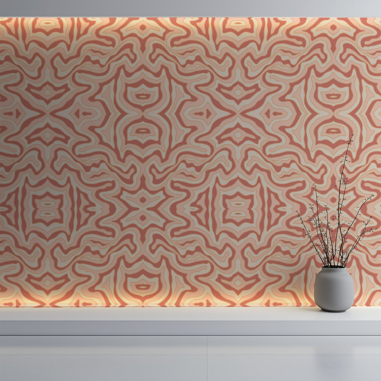 Abstract Wallpaper Ideas That Add Texture, Warmth and Modern Motion