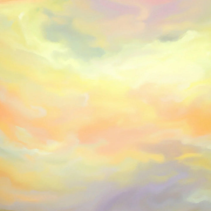 YELLOW SKY PRINT | Ethereal Clouds Poster | Perfect Home Decor Gift | Square Art Print | Our Local Atelier