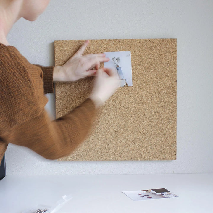 Cork Notice Board, Pin Board, Cork Notice Board, Wall Decoration - PICTURE M 40X40
