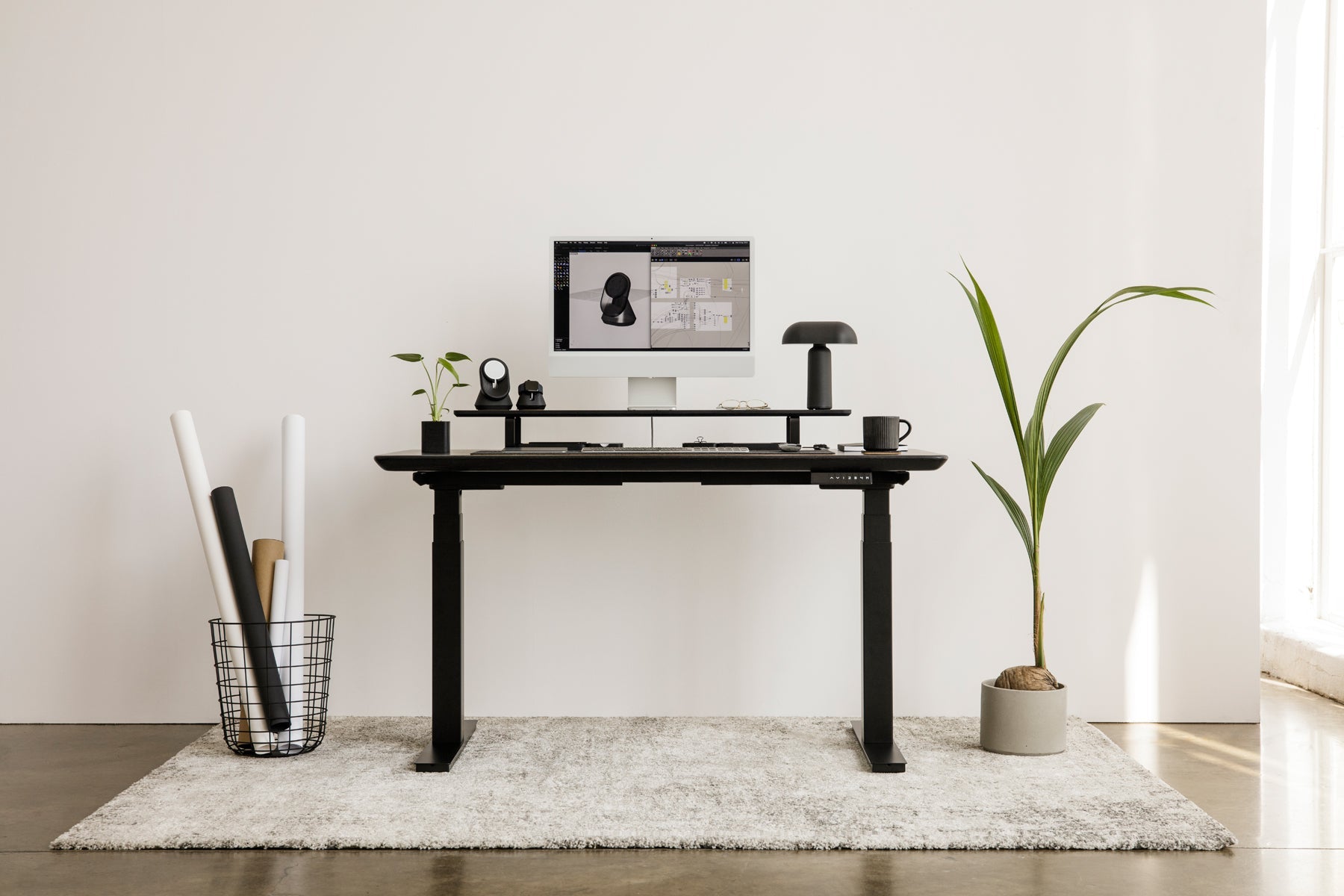 Handmade Standing Desk - Dark