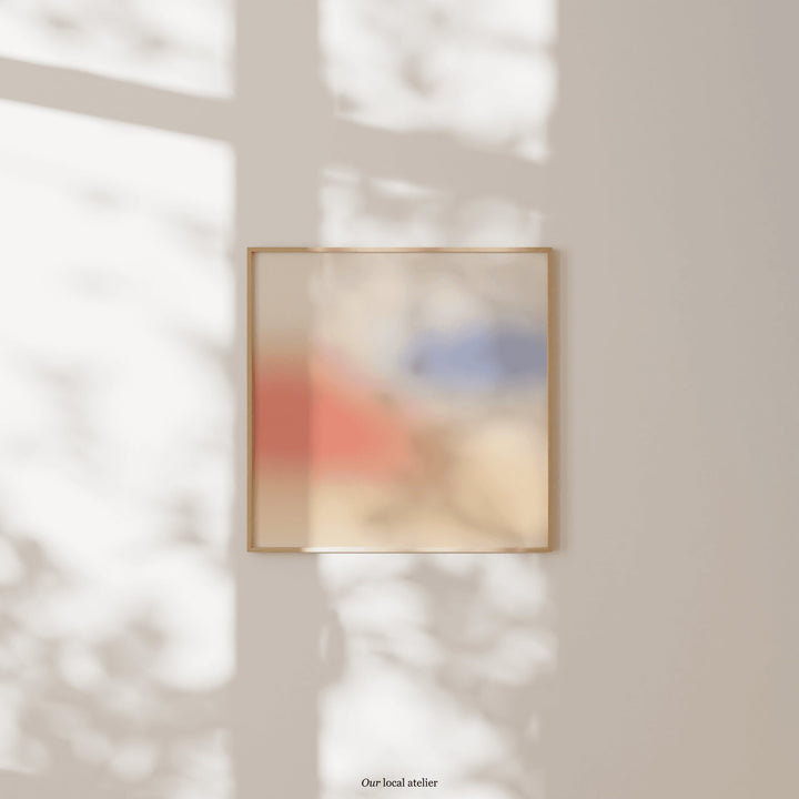 SUNSET GRADIENT HUES (Fine Art Print) | Color Gradient Print | Modern Artwork Gift | Warm Tones Print | Square Art Print