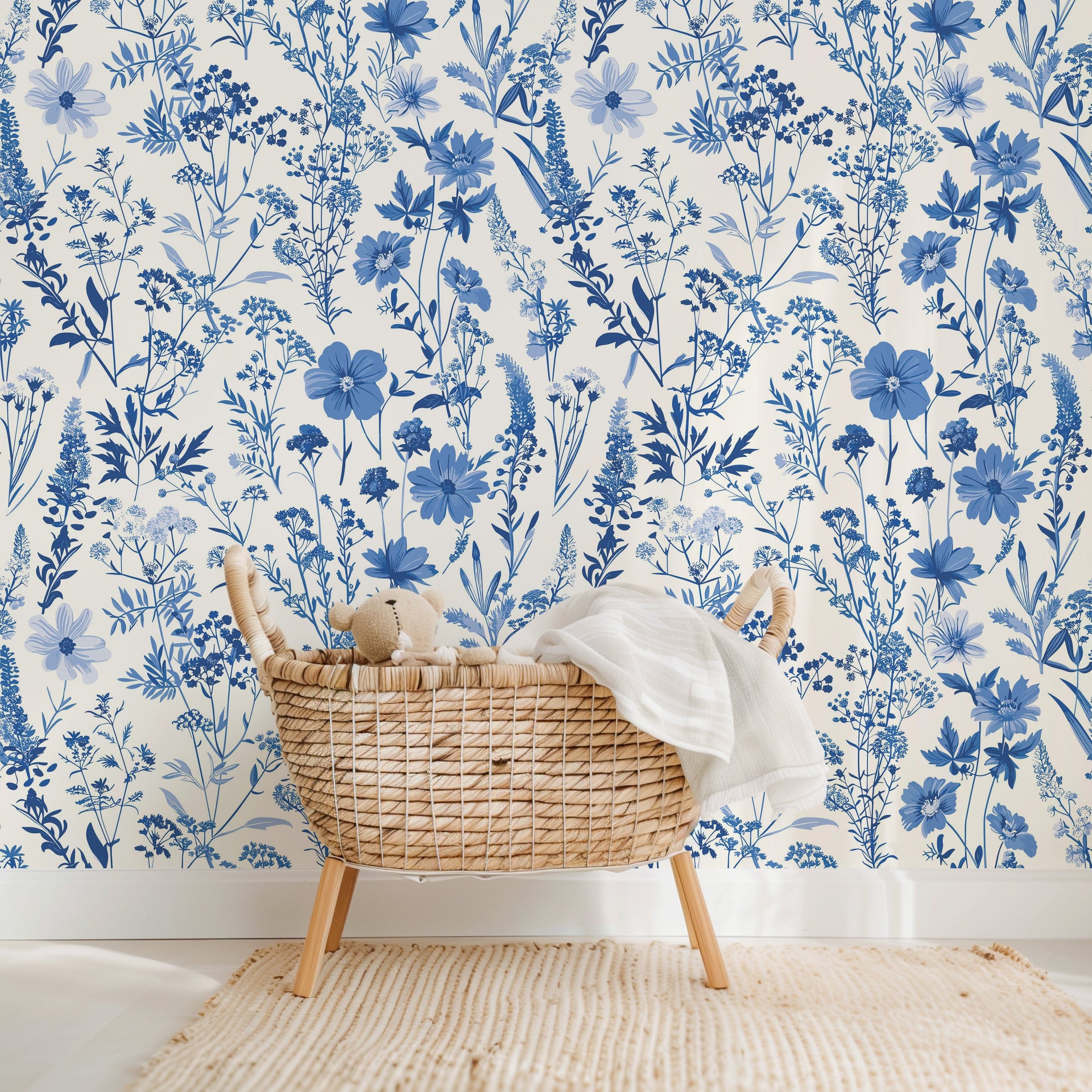Vintage florals toile de jouy 21