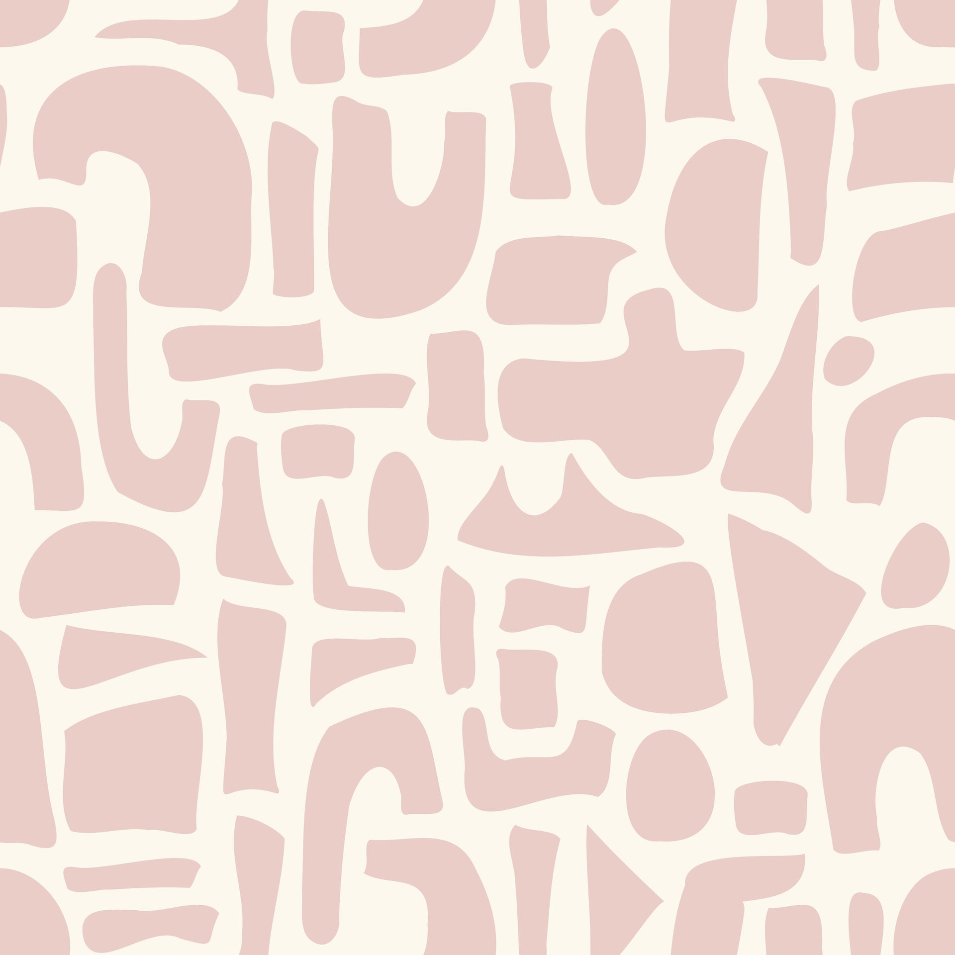 Abstract Pink Summer Shapes