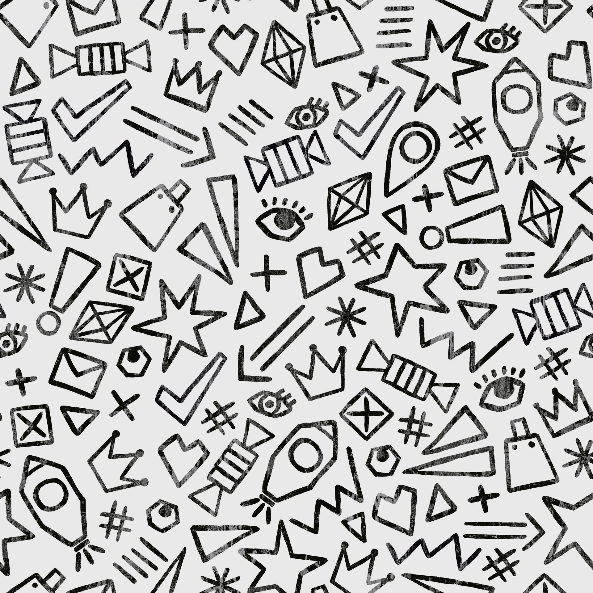 Abstract Scribble Doodle