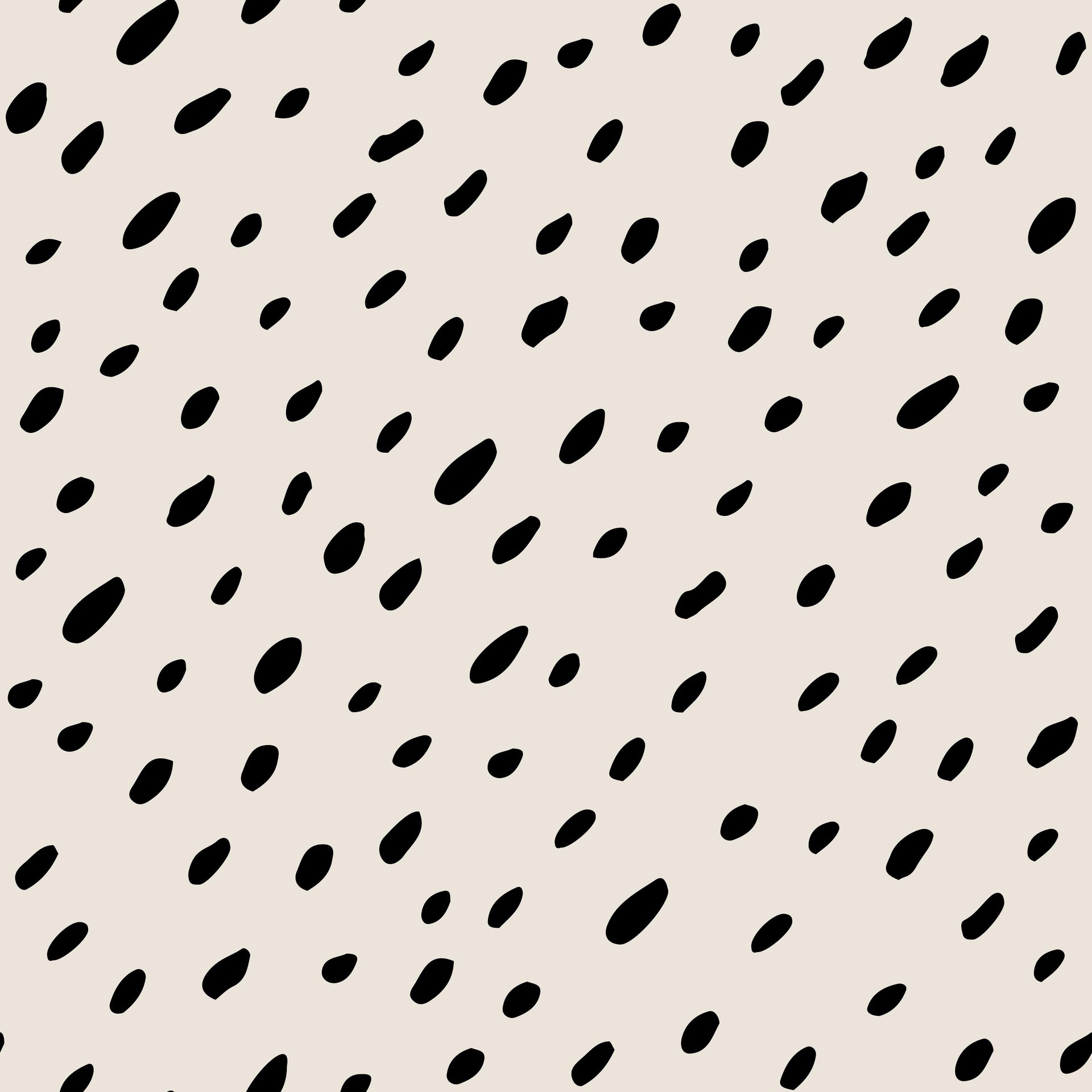 Abstract Spots on Beige