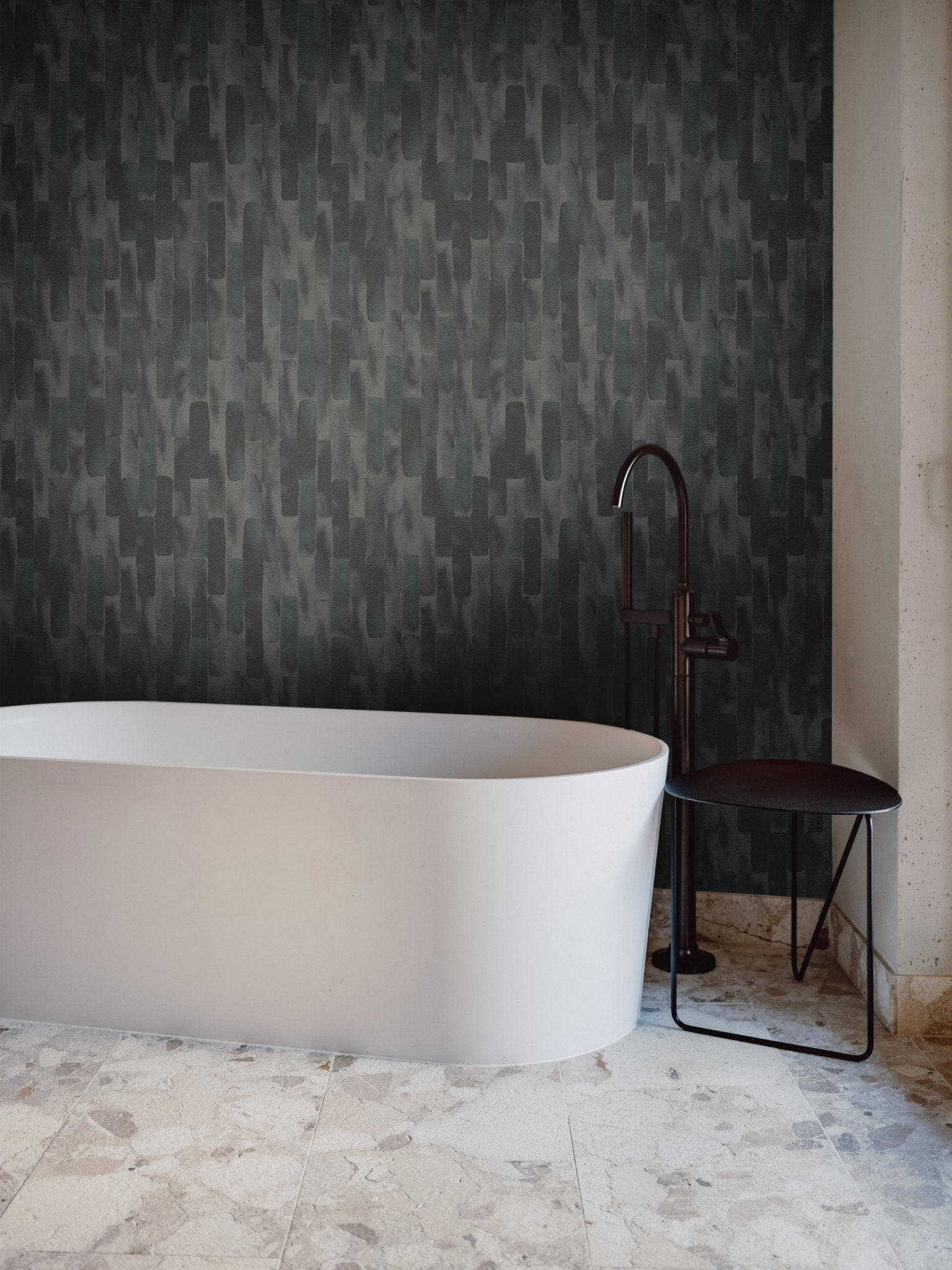 Abstract Watercolor Stripes - Tomono