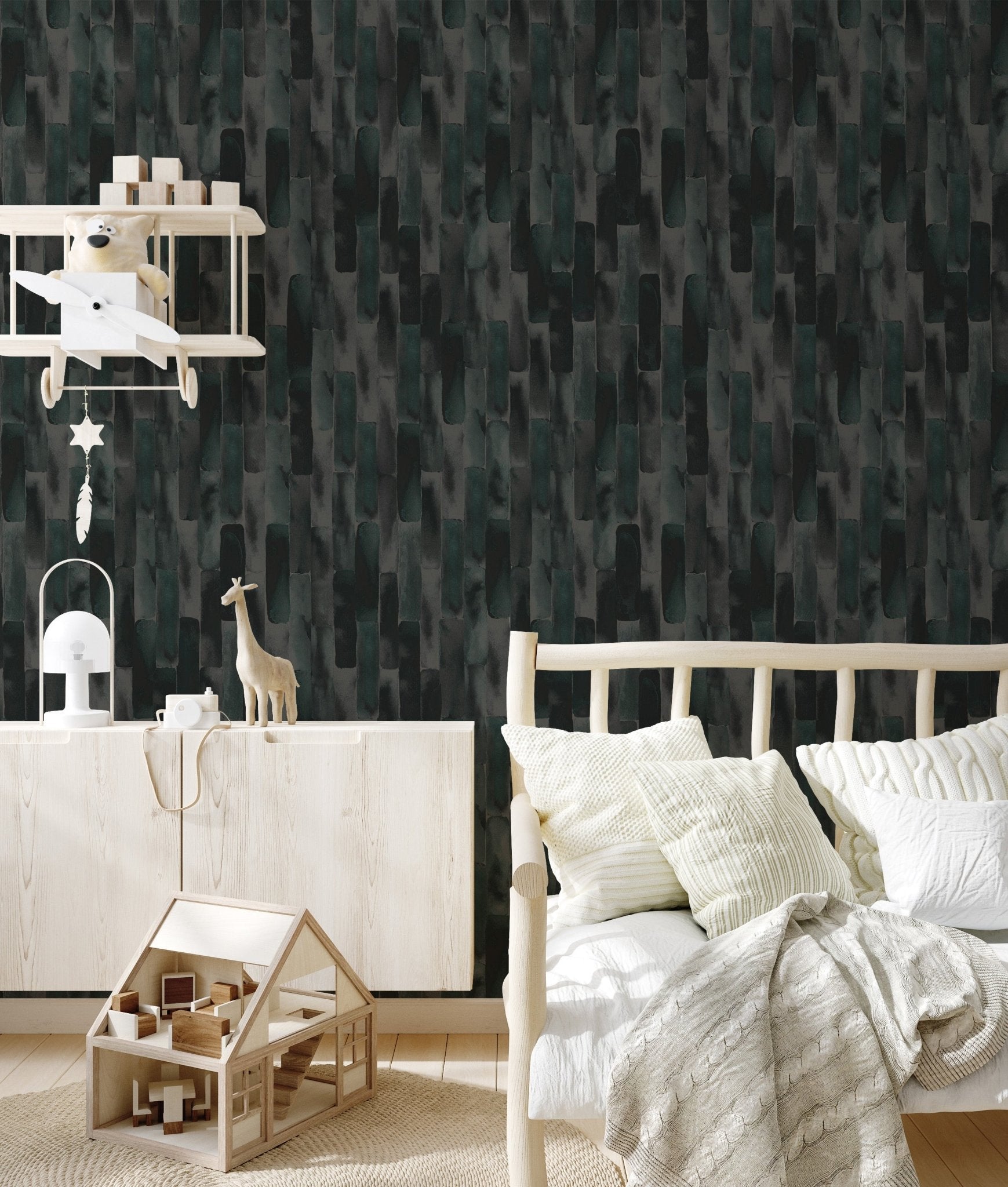 Abstract Watercolor Stripes - Tomono