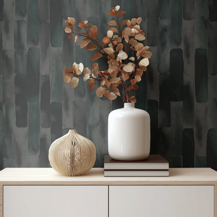 Abstract Watercolor Stripes - Tomono