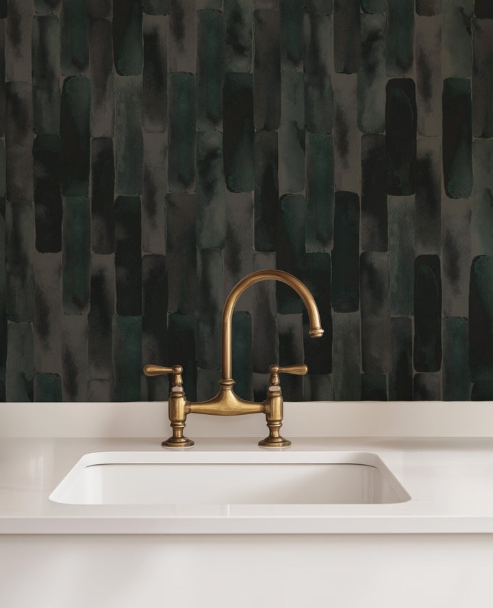 Abstract Watercolor Stripes - Tomono