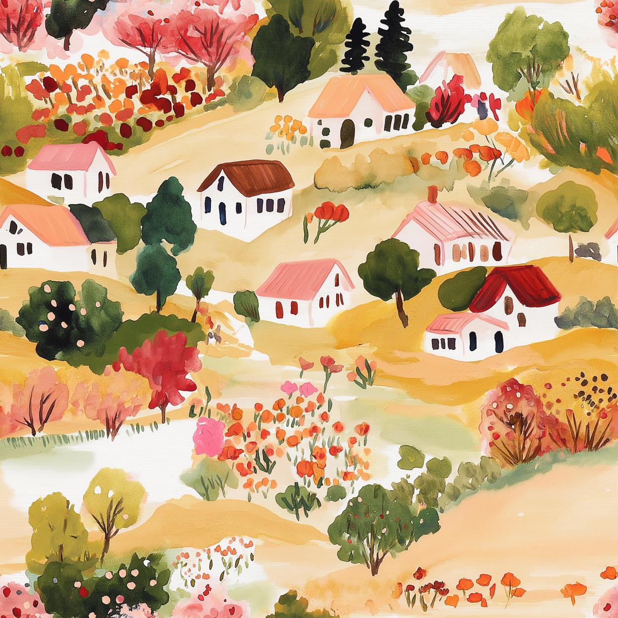 Autumn Painted Countryside