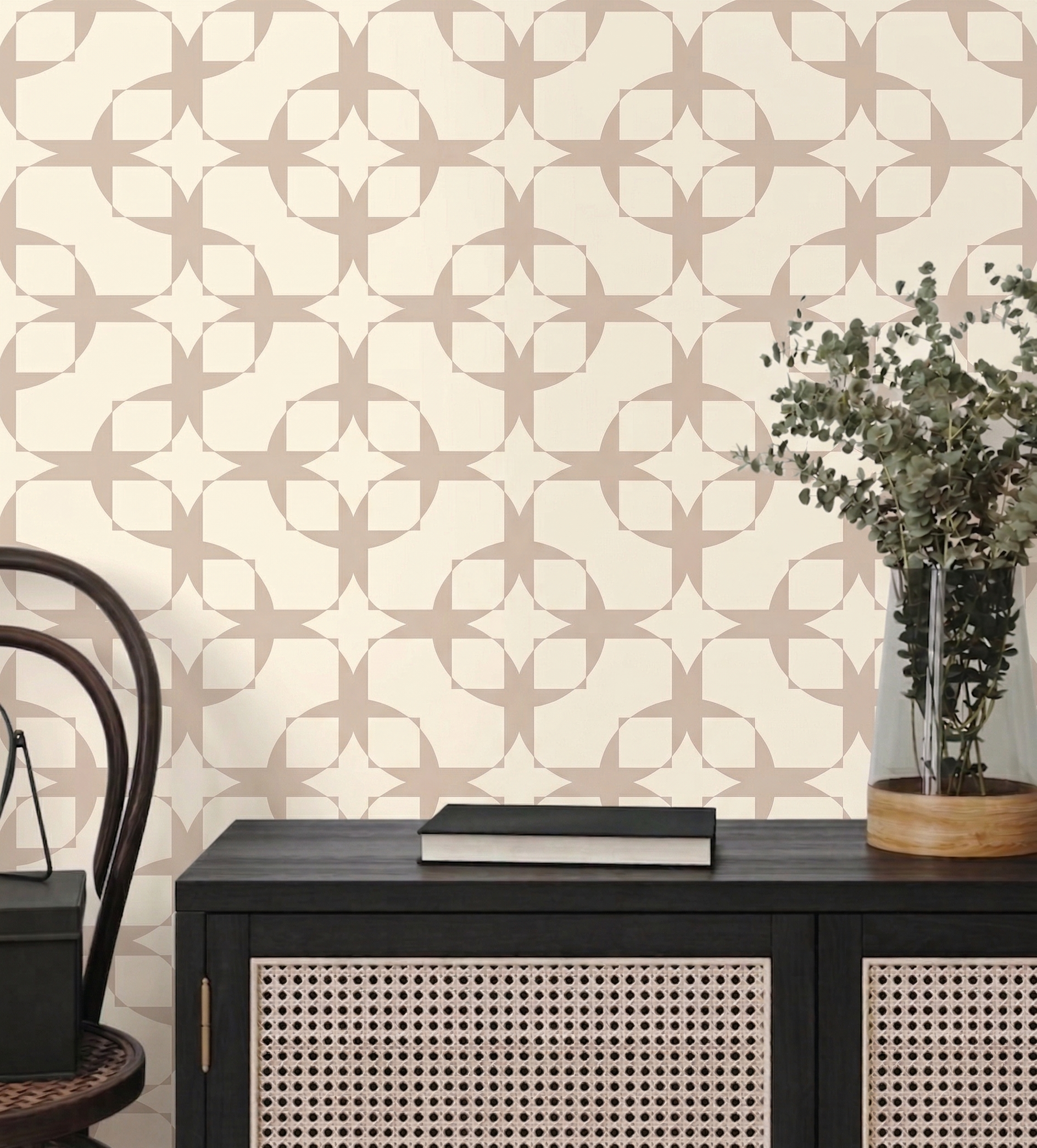 Beige Bright Geometry
