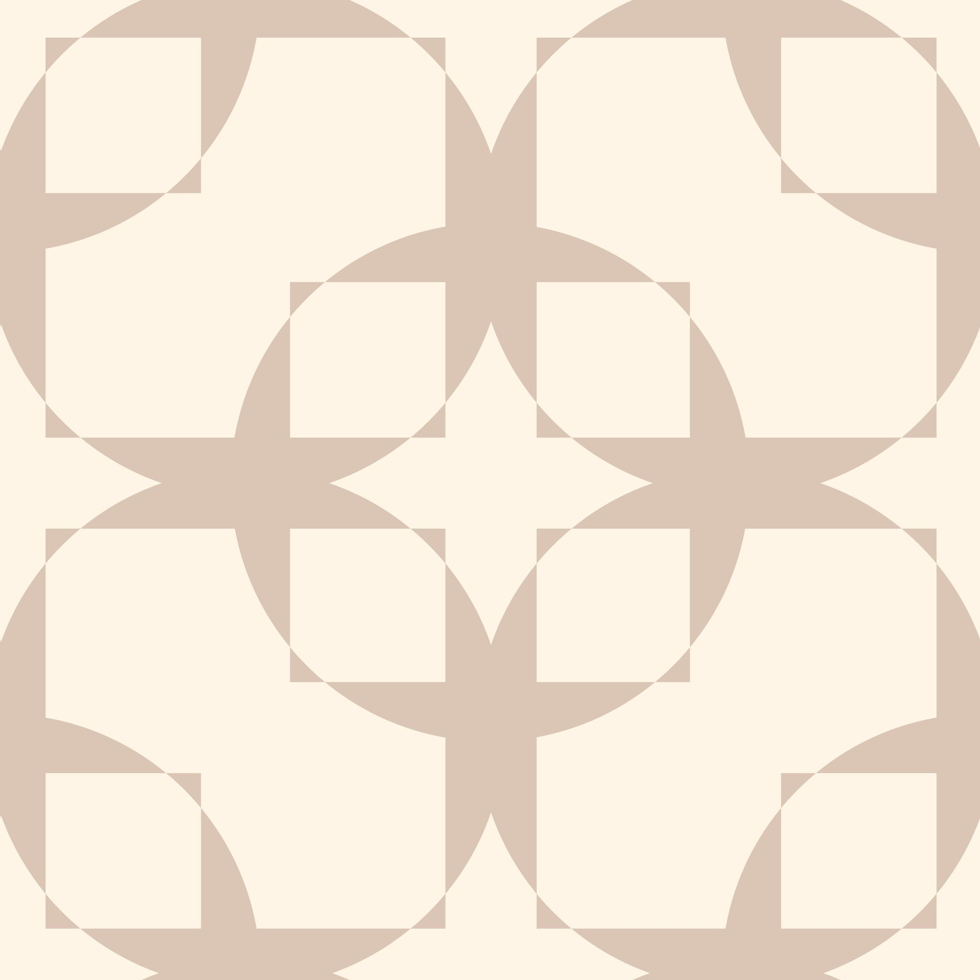 Beige Bright Geometry