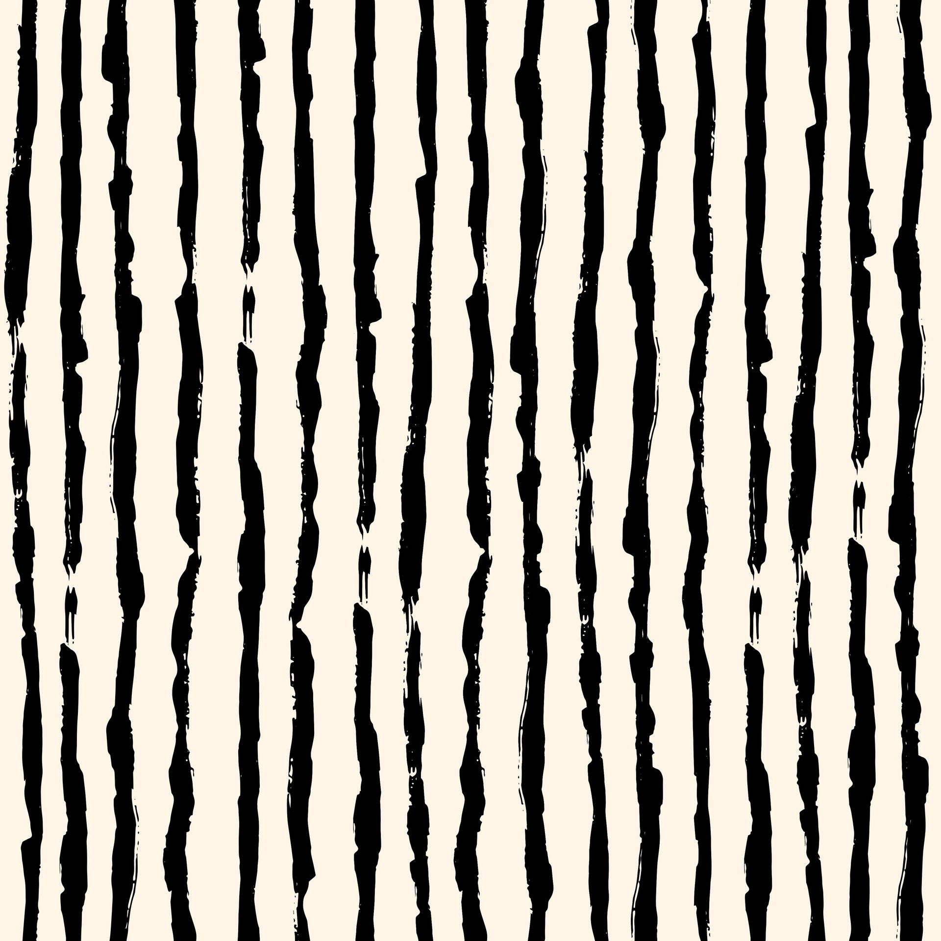 Black Hand Painted Stripes