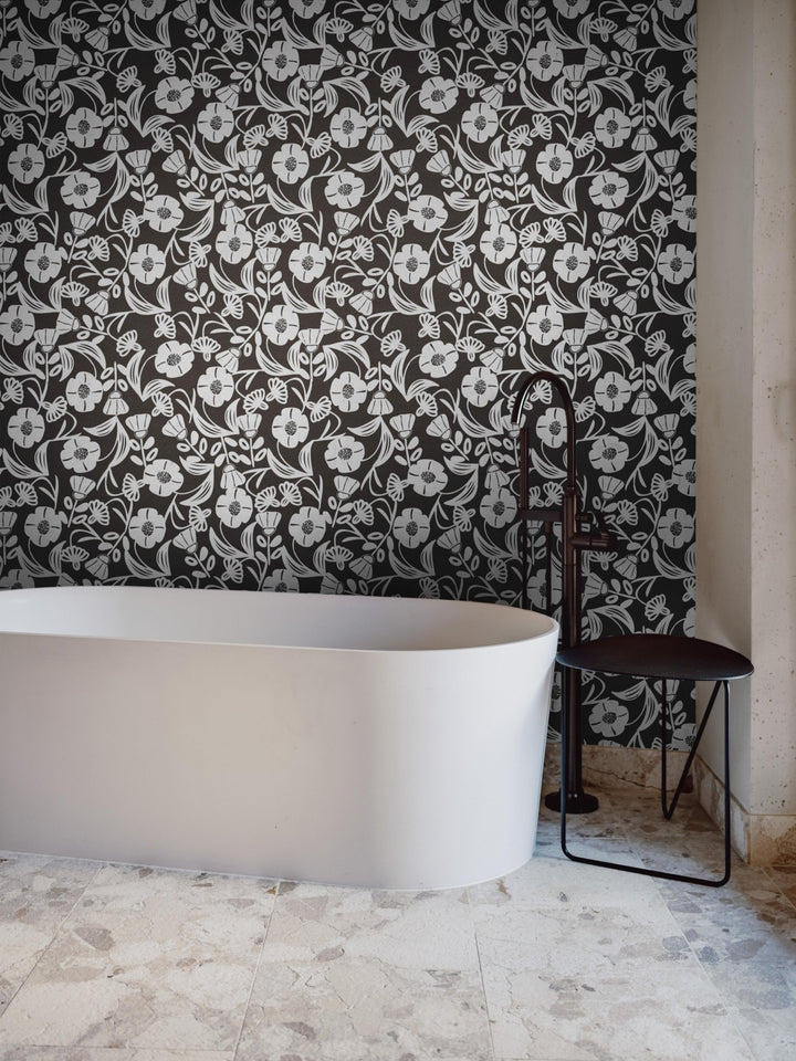 Black Flower Puzzle - Tomono