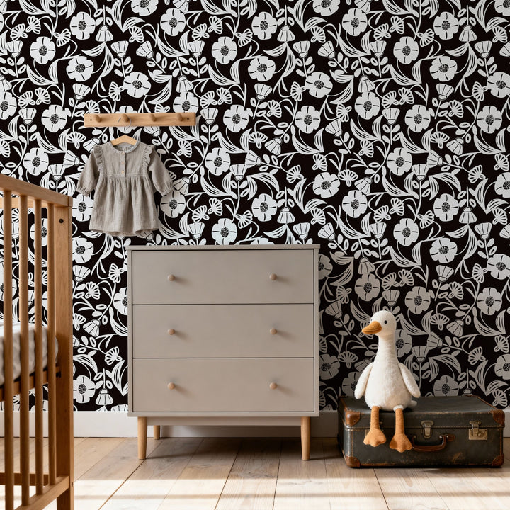 Black Flower Puzzle - Tomono