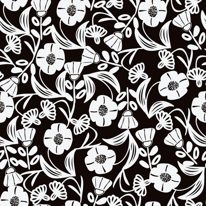 Black Flower Puzzle - Tomono