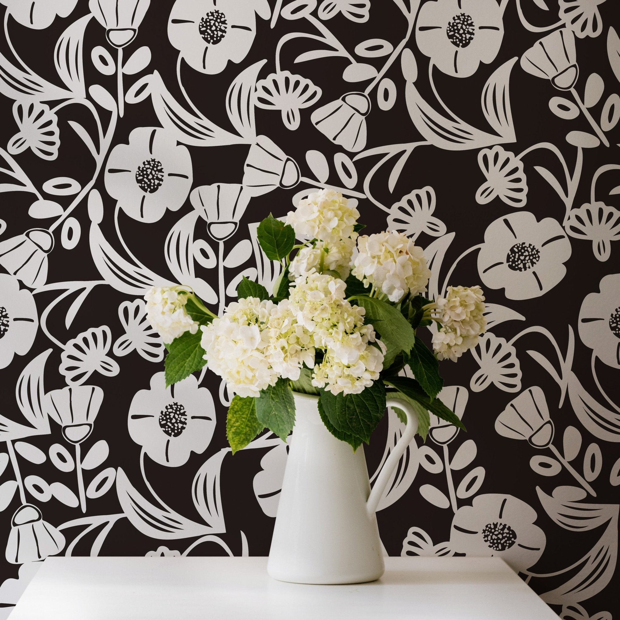 Black Flower Puzzle - Tomono