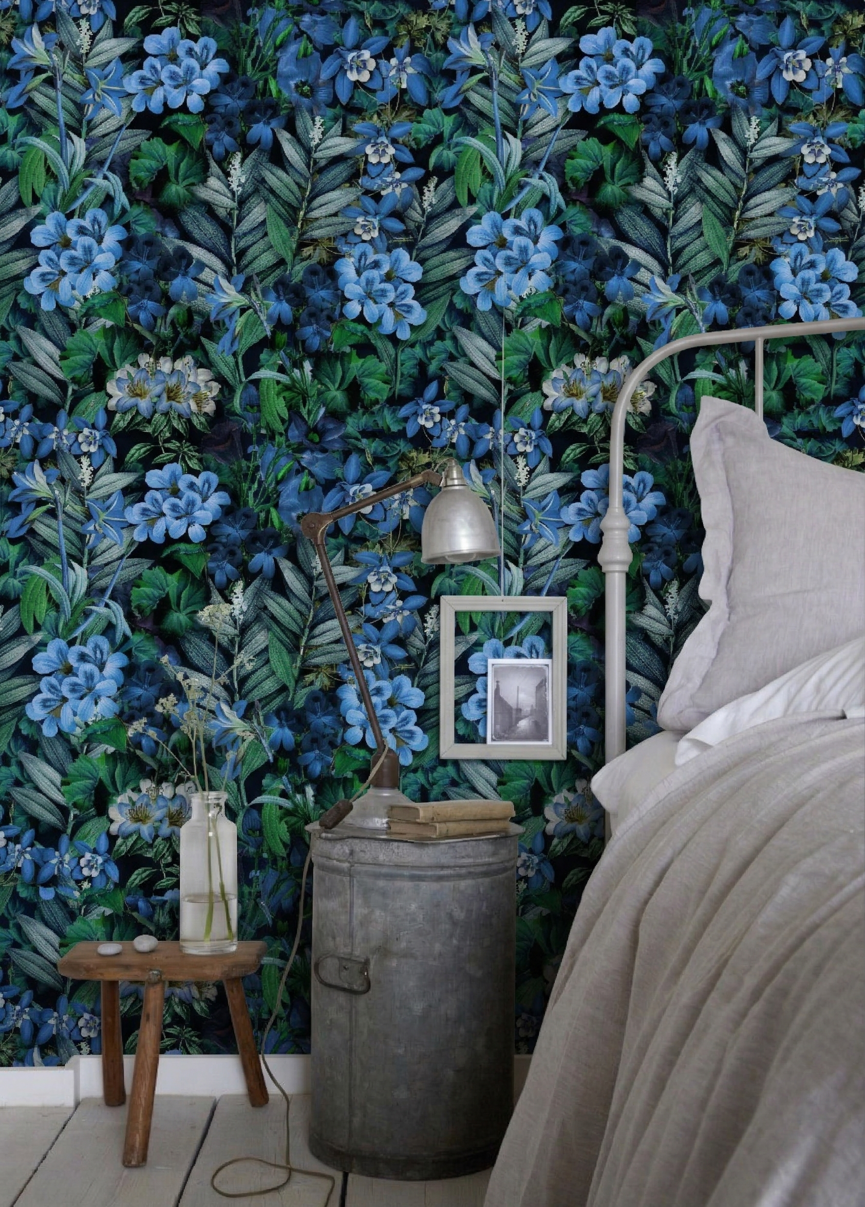 Blue Floral Jungle