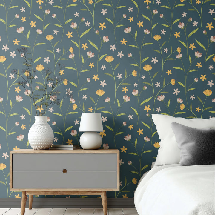 Blue Night Flowers - Tomono