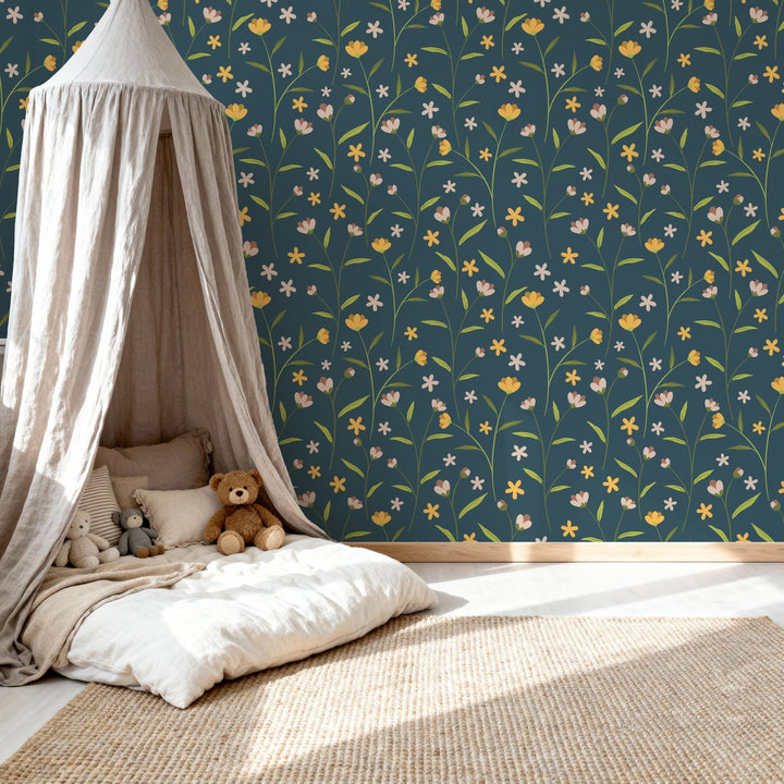 Blue Night Flowers - Tomono