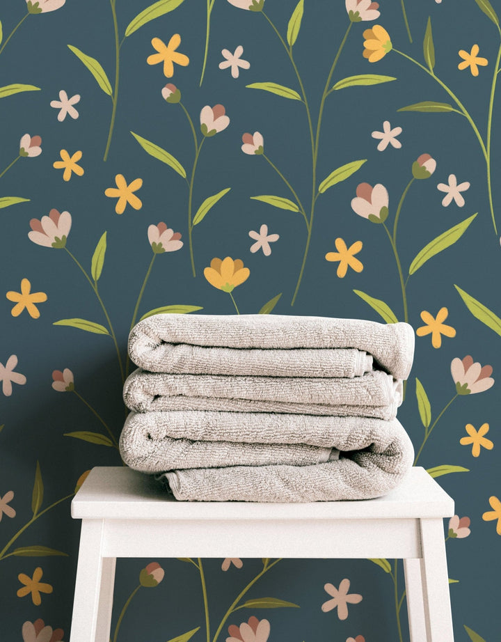 Blue Night Flowers - Tomono