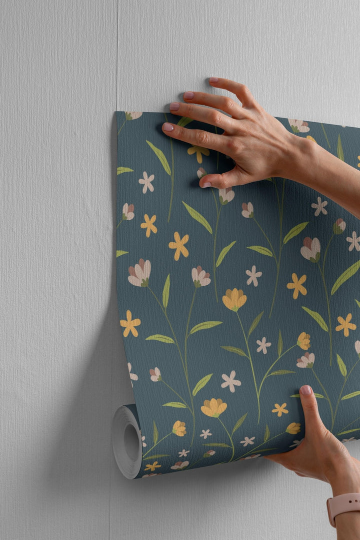 Blue Night Flowers - Tomono