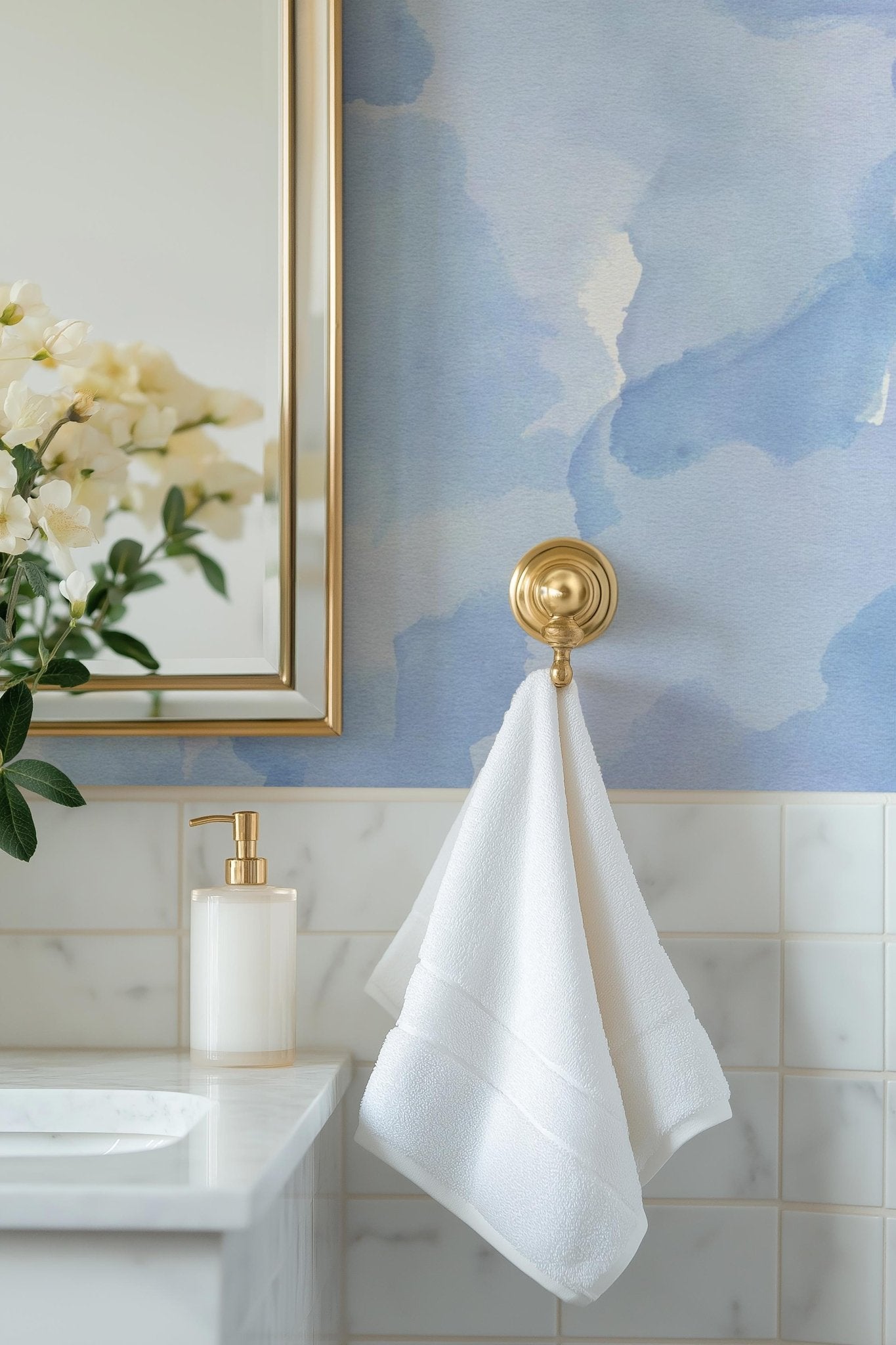 Blue Watercolor Tones - Tomono