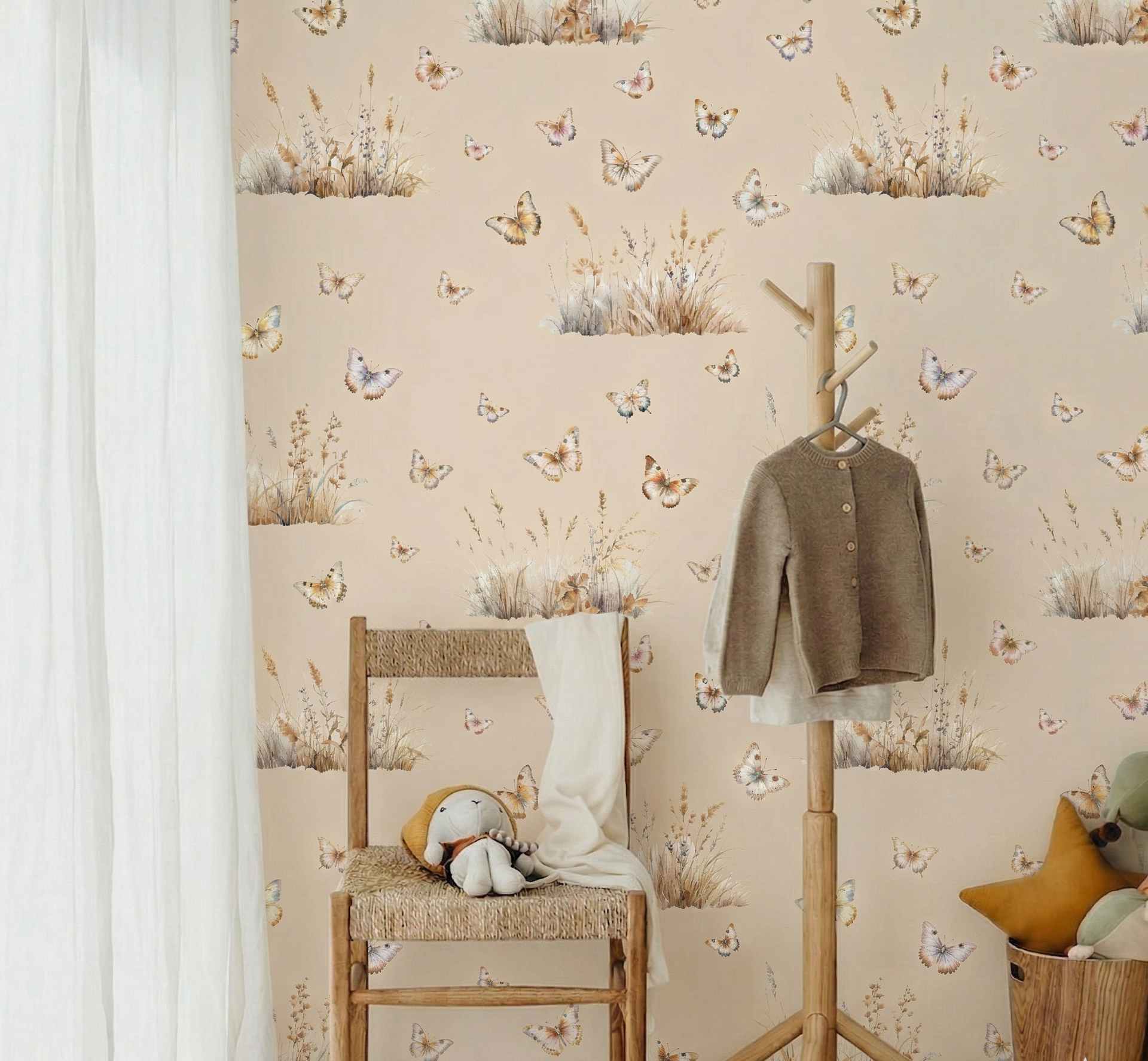 Boho Butterfly Meadow