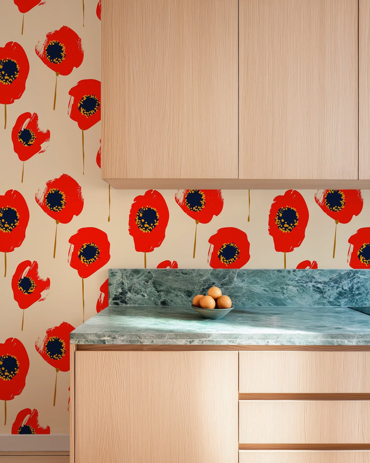 Bold Poppy Bloom - Tomono