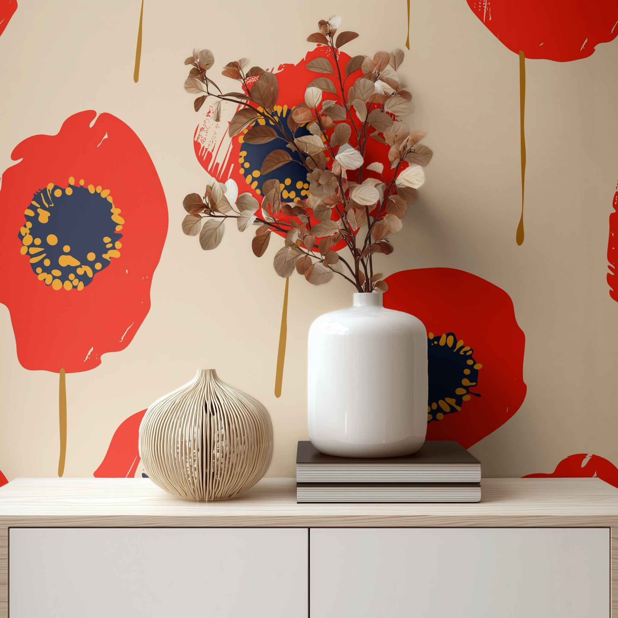 Bold Poppy Bloom - Tomono