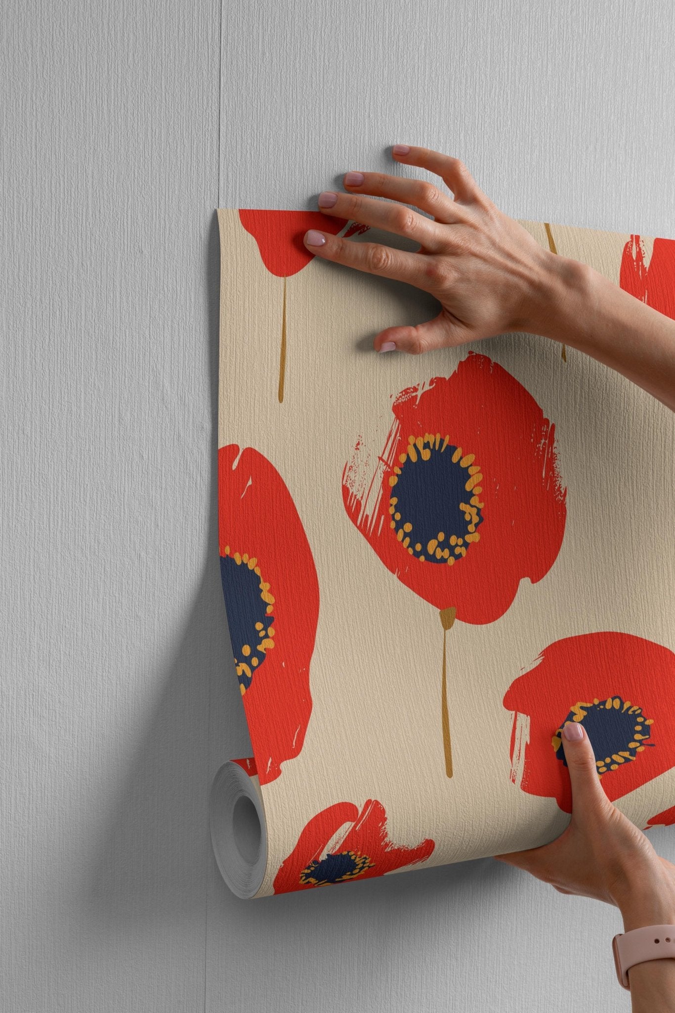 Bold Poppy Bloom - Tomono