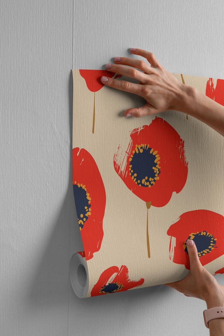 Bold Poppy Bloom - Tomono